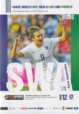 Tranmere Rovers v Guiseley Match Programme 2015-11-21